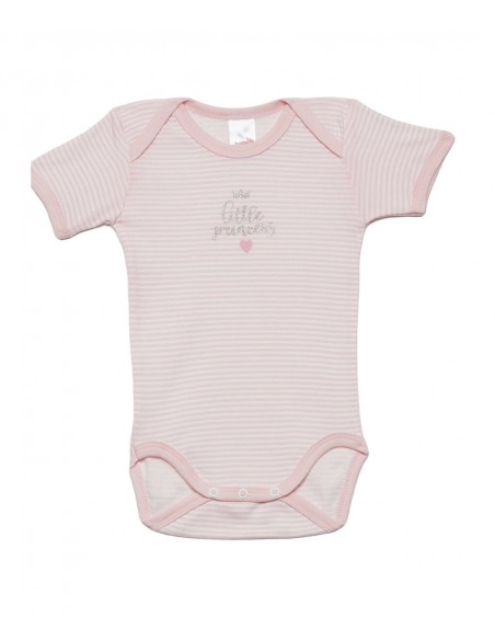 Minerva Infant Bodysuit Girl Love Princess - 4 Pack