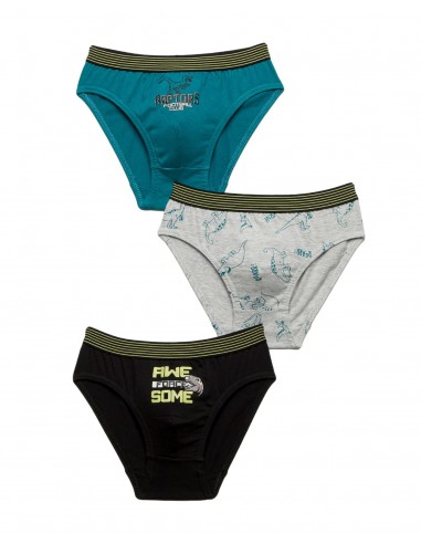 Minerva Kids-Teen Slip Boy Raptors - 3 Pack