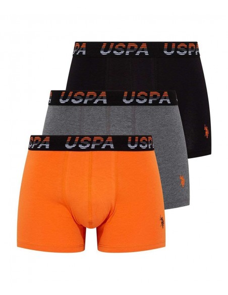 U.S. Polo ASSN. Ανδρικό Boxer Stripe Logo - Τριπλό Πακέτο