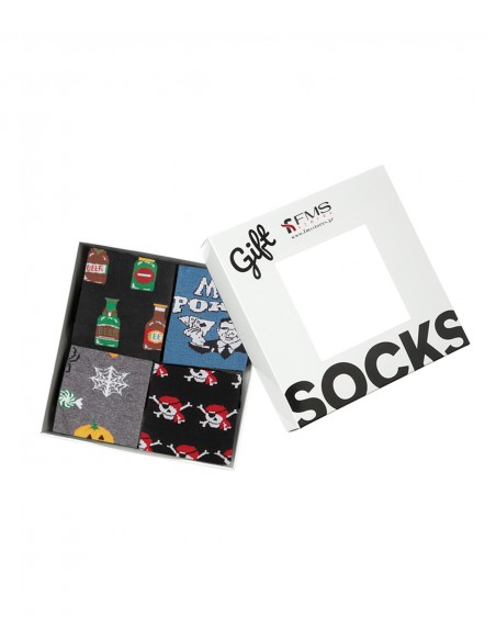 FMS Ανδρικές Κάλτσες Συσκευασία Δώρου - 4 Ζεύγη