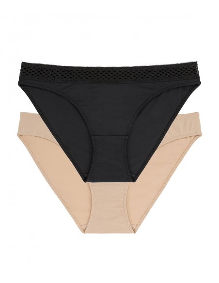 DORINA Women's Slip Glow - 2 Pack