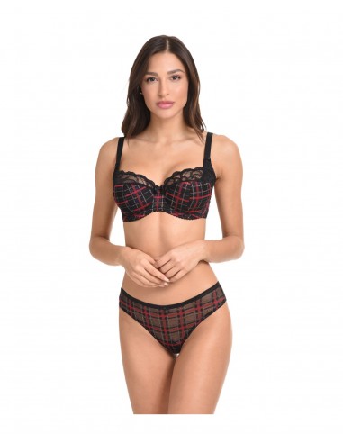 Miss Rosy Γυναικείο Slip Check Lace