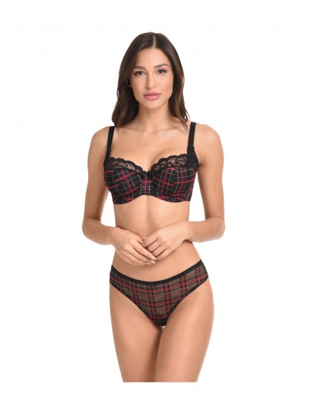 Miss Rosy Γυναικείο Slip Check Lace