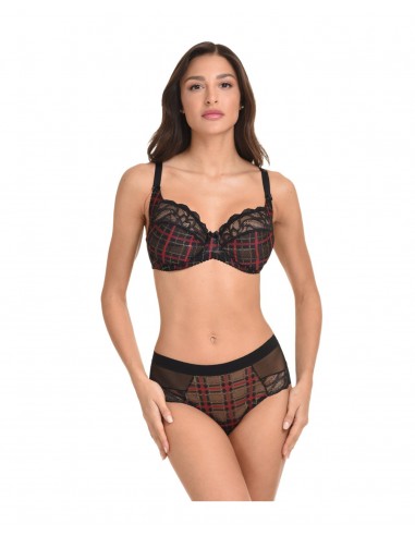 Miss Rosy Γυναικείο Boxer Check Lace