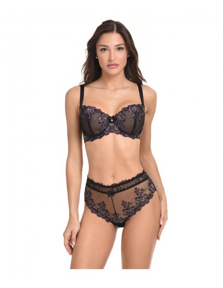 Miss Rosy Γυναικείο Boxer Κεντητό Δαντέλα Flower