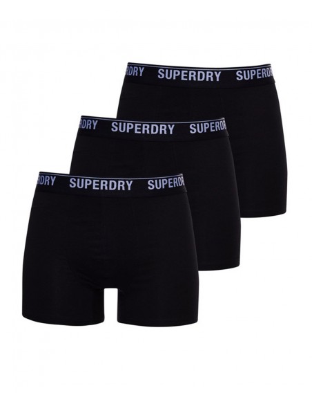 Superdry Men's Boxer Long Organic Cotton - 3 Pack