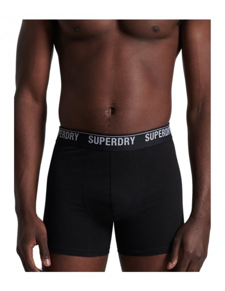 Superdry Ανδρικό Boxer Μακρύ Organic Cotton - Τριπλό Πακέτο