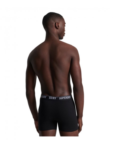 Superdry Ανδρικό Boxer Μακρύ Organic Cotton - Τριπλό Πακέτο