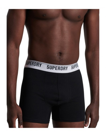 Superdry Men's Boxer Long Organic Cotton - 3 Pack