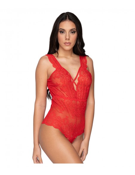 Luna Γυναικείο Κορμάκι Δαντέλα Kiss