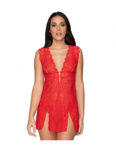 Luna Γυναικείο Babydoll Δαντέλα Kiss