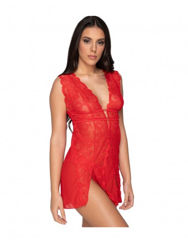 Luna Γυναικείο Babydoll Δαντέλα Kiss