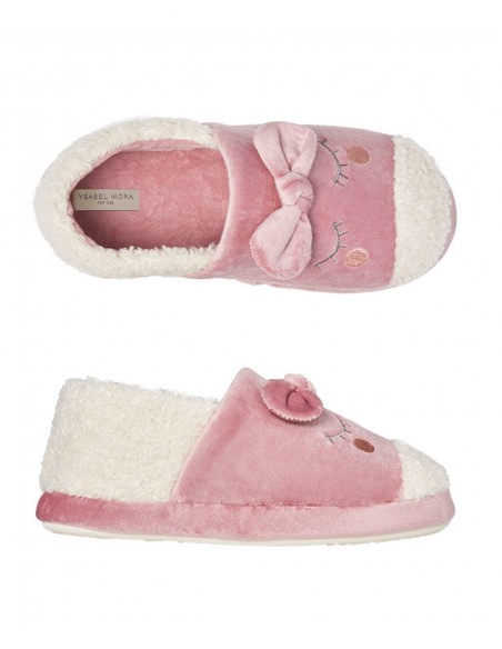 Ysabel Mora Kids Slippers-Boots Girl Sleeping Bow