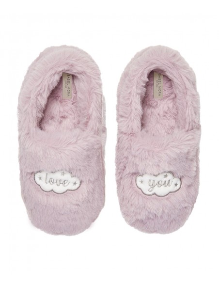 Ysabel Mora Παιδικές Παντόφλες-Μποτάκια Κορίτσι Fluffy Love You
