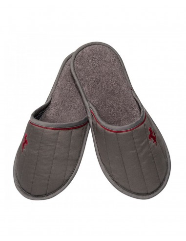 FMS Men's Fabric Slippers Soft Horse