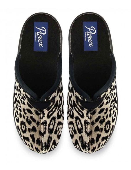 Parex Γυναικεία Παντόφλα Σπιτιού Leopard