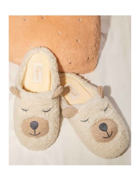 Parex Women's Home Slippers Bear