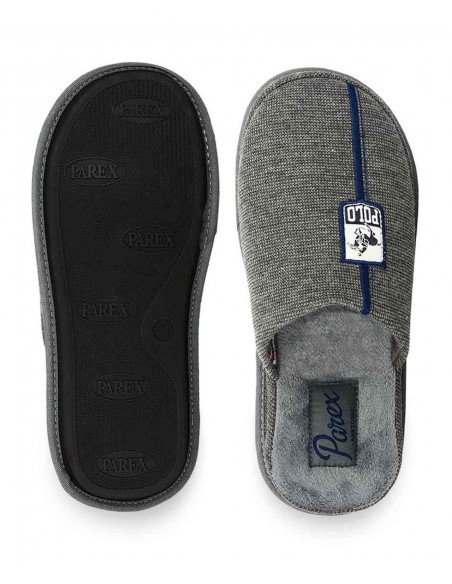 Parex Ανδρικές Παντόφλες Σπιτιού Polo Stripe