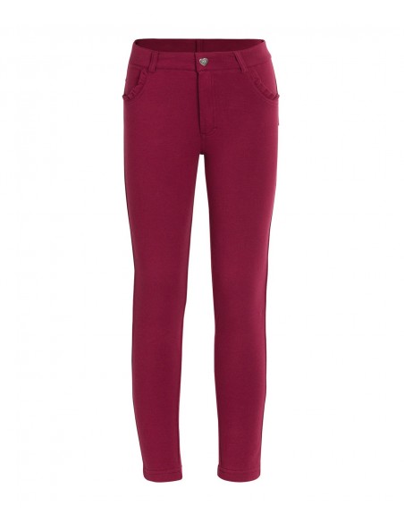 Ysabel Mora Kids Leggings Pants Heart Button