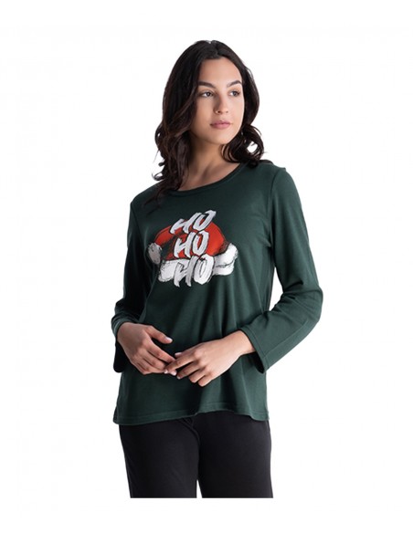 Rachel Women's Pyjama Santa Ho Ho Ho