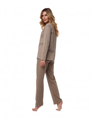 Minerva Women's Pyjama Stripes Love...