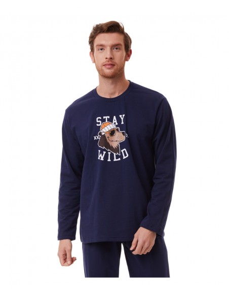 Minerva Men's Pyjama Stay Wild