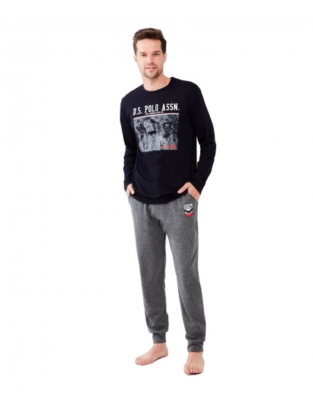 U.S. Polo ASSN. Ανδρική Πυτζάμα USPA 100% American