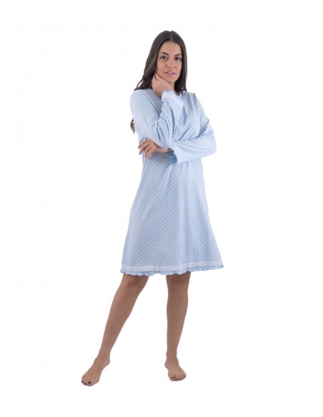 FMS Γυναικείο Νυχτικό Πουά