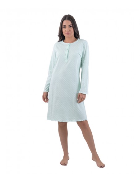 FMS Women's Nightdress Pois