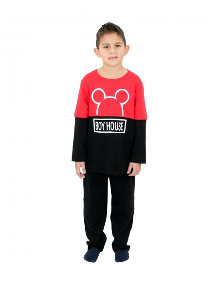 Galaxy Παιδική Πυτζάμα Αγόρι Boy House