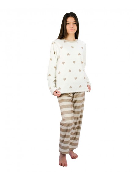 Galaxy Teens Pyjama Girl Velvet Hearts