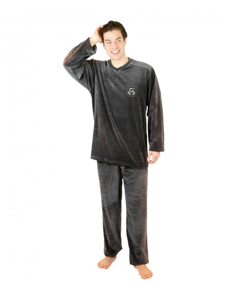 Galaxy Men's Pyjama Velvet Logo G