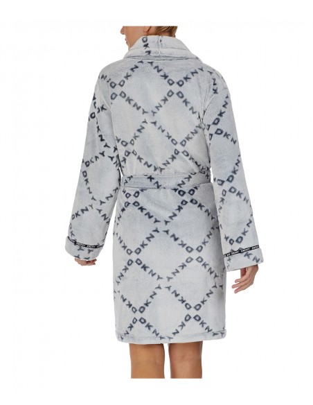 DKNY Γυναικεία Ρόμπα Fleece Signature