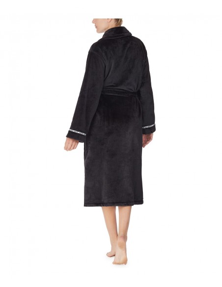 DKNY Γυναικεία Ρόμπα Fleece Long Signature