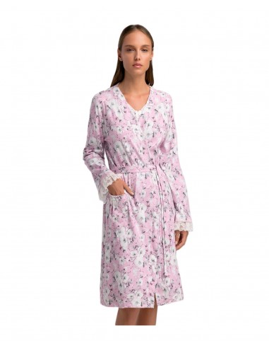 Giota Women's Robe Flower Prints