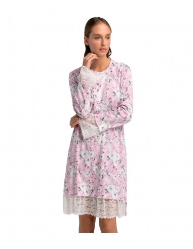 Γιώτα Γυναικείο Νυχτικό Flower Prints