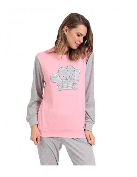 Lydia Creations Women's Pyjama Baby Elephant