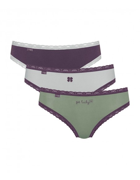 Sloggi Women's 24/7 Weekend H Tai - 3 Pack