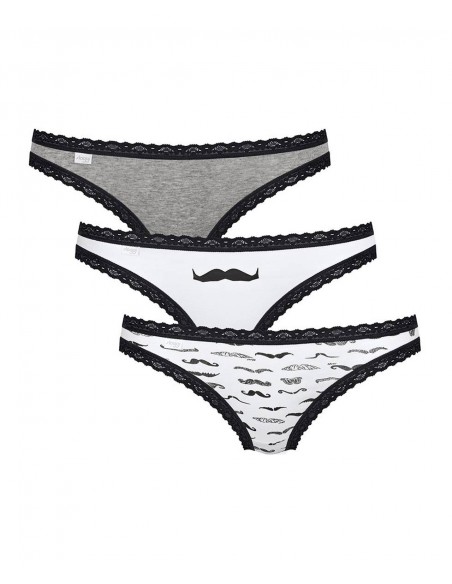 Sloggi Women's 24/7 Weekend Movember Tanga - 3 Pack