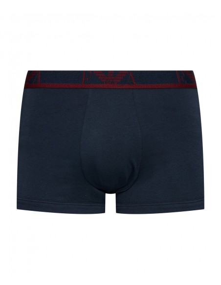 Emporio Armani Ανδρικό Boxer Navy Colour Stripe EA Logo - Τριπλό Πακέτο