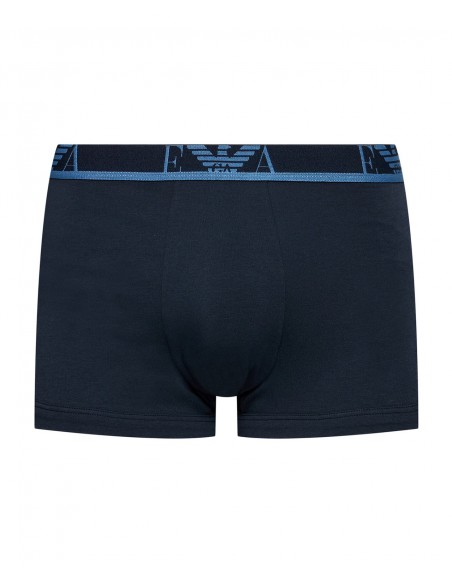 Emporio Armani Ανδρικό Boxer Navy Colour Stripe EA Logo - Τριπλό Πακέτο