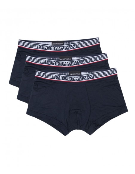 Emporio Armani Men's Boxer Silver Fit Eco-Friendly - 3 Pack