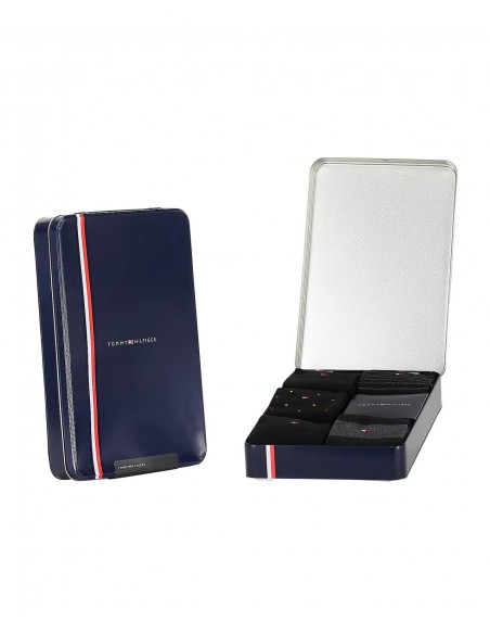 Tommy Hilfiger Ανδρικές Κάλτσες Stripe Dot Tin Συσκευασία Δώρου - 5 Ζεύγη