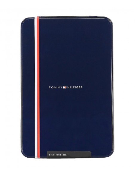 Tommy Hilfiger Ανδρικές Κάλτσες Stripe Dot Tin Συσκευασία Δώρου - 5 Ζεύγη